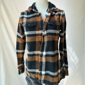 Patagonia Black and Brown Flannel Jacket