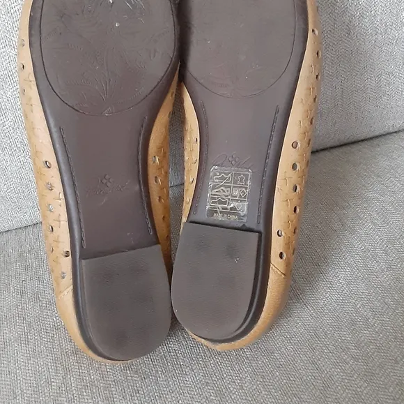 Patricia Nash Bettina leather flat shoes