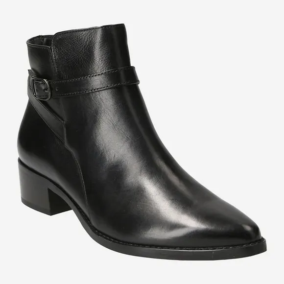 Paul Green Jelinda Leather Ankle Boots Sz 5/US7.5