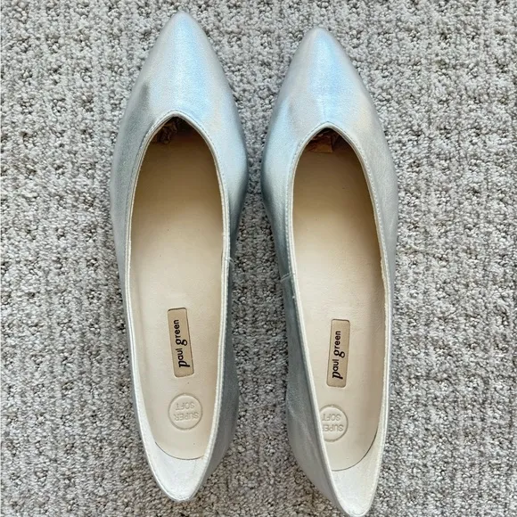 Paul Green | Tia Flat in Alu Metallic Napa new in box US size 7.5 $370 retail