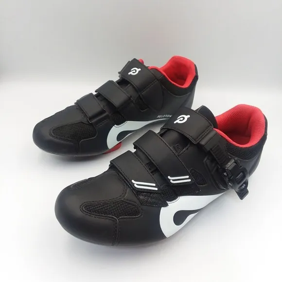 Peloton Cycling Shoes With Cleats Sz43 Men's 9.5-10 Women's 11  Black w/ Cleats