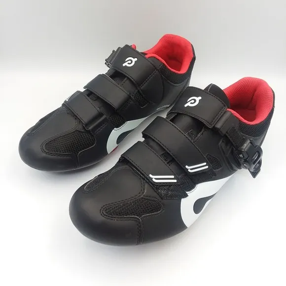 Peloton Cycling Shoes With Cleats Sz43 Men's 9.5-10 Women's 11  Black w/ Cleats