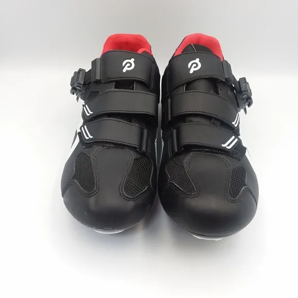 Peloton Cycling Shoes With Cleats Sz43 Men's 9.5-10 Women's 11  Black w/ Cleats