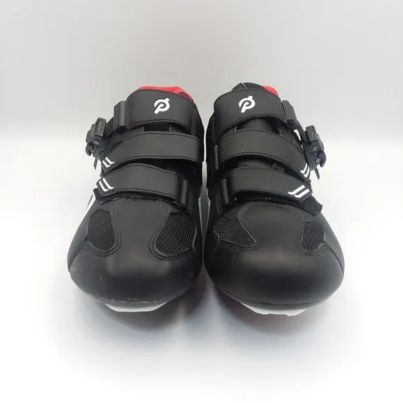 Peloton Cycling Shoes With Cleats Sz43 Men's 9.5-10 Women's 11  Black w/ Cleats