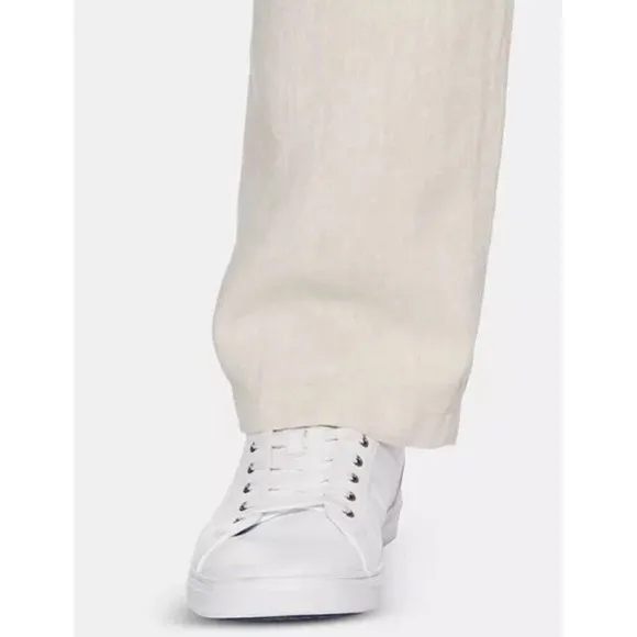 Perry Ellis NATURAL 100% LINEN Drawstring Beige Men's Pants NWT US 38