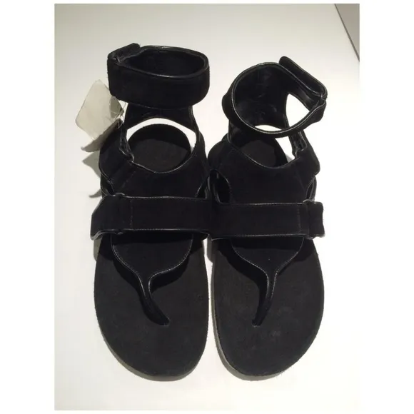 Pierre Hardy Suede Leather T-Strap Flat Sandal NEW
