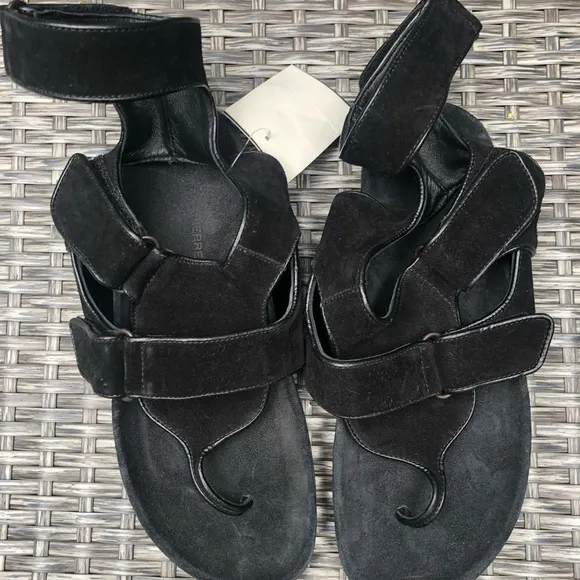 Pierre Hardy Suede Leather T-Strap Flat Sandal NEW