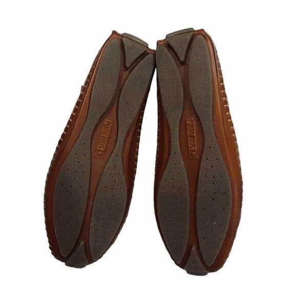 Pikolinos Sandra Brandy Flat Shoes Size 6