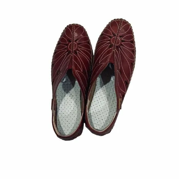 Pikolinos Sandra Brandy Flat Shoes Size 6