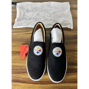 Pittsburgh Steelers NFL Women's Sz W 10 Ladies Slip On Shoes