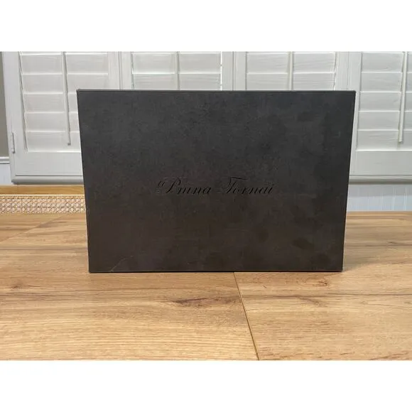 Pnina Tornai 4 Naturalizer Liefde Satin Rhinestone Mules Black Size 9.5 Wide NIB