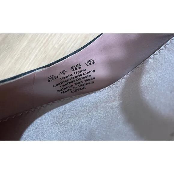 Pnina Tornai 4 Naturalizer Liefde Satin Rhinestone Mules Black Size 9.5 Wide NIB