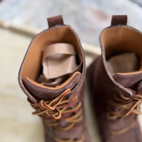 Polo Bear Ranger Ralph Lauren Brown Suede Boots