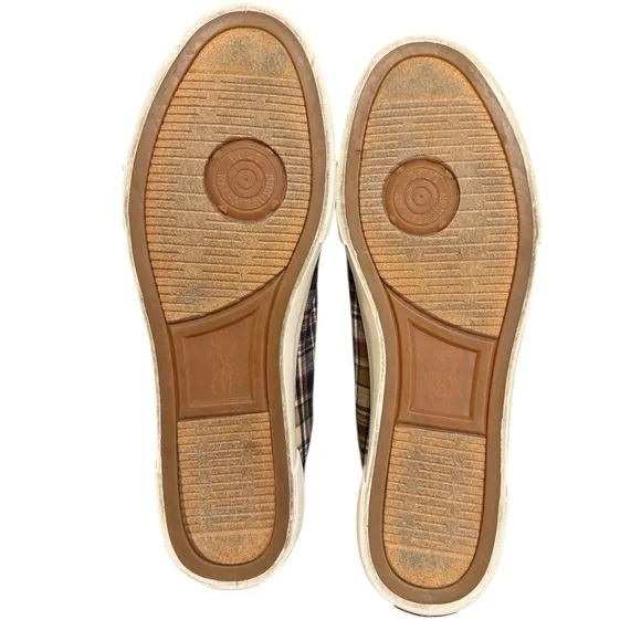 Polo by Ralph Lauren Grandpa Preppy Boat Beach Resort Casual Plaid Canvas Shoes