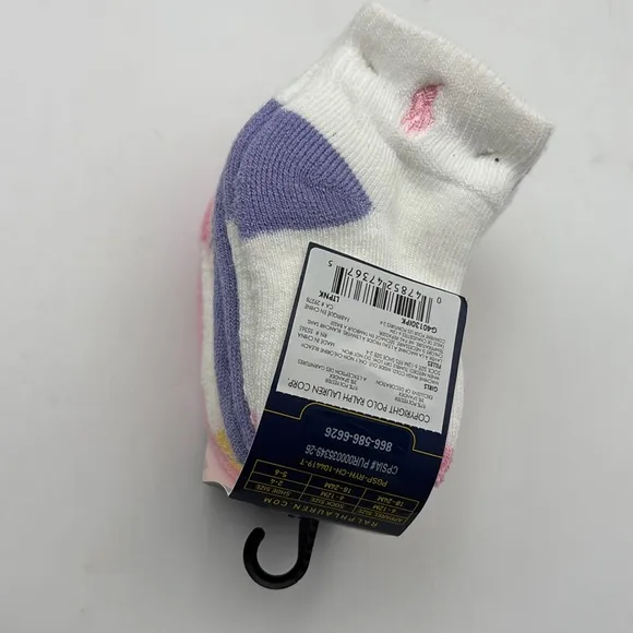 Polo Ralph Lauren Baby Girls Assorted Socks 9 Pair 18-24 Mo