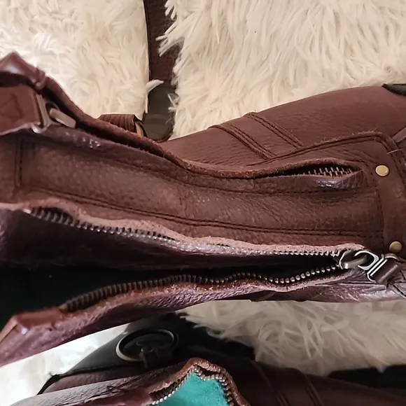 Polo Ralph Lauren Brown Leather Ankle Boots Size 10,5