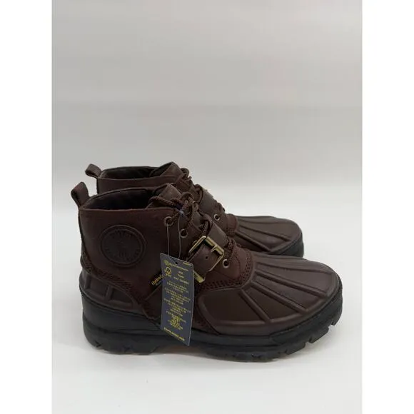 Polo Ralph Lauren Oslo Low Waterproof Leather Suede Boots Men’s Size 11.5 Brown