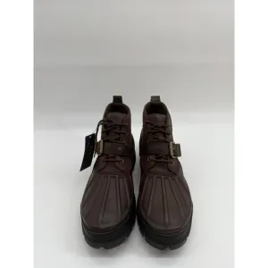 Polo Ralph Lauren Oslo Low Waterproof Leather Suede Boots Men’s Size 11.5 Brown