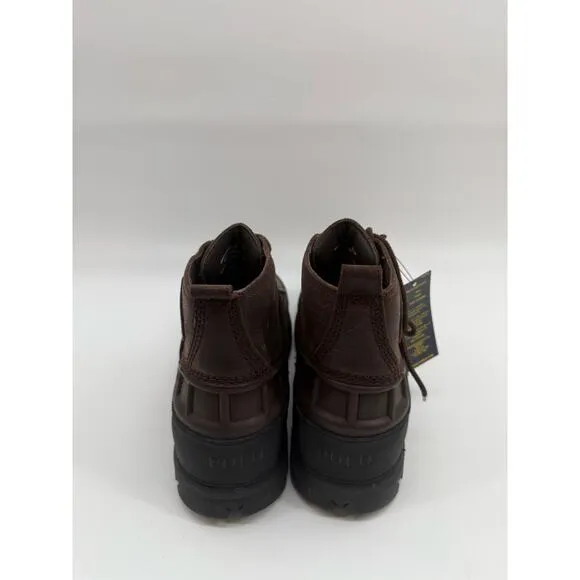Polo Ralph Lauren Oslo Low Waterproof Leather Suede Boots Men’s Size 11.5 Brown