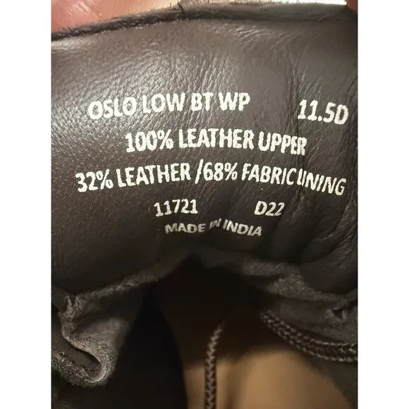 Polo Ralph Lauren Oslo Low Waterproof Leather Suede Boots Men’s Size 11.5 Brown