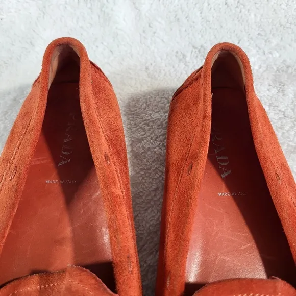 Prada Driving Flat Shoes Size EU 38 / US 7.5-8