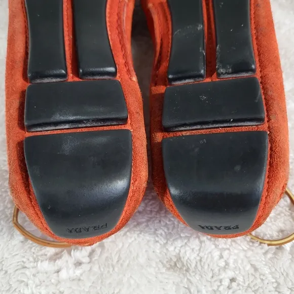 Prada Driving Flat Shoes Size EU 38 / US 7.5-8