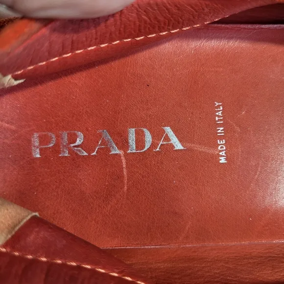 Prada Driving Flat Shoes Size EU 38 / US 7.5-8