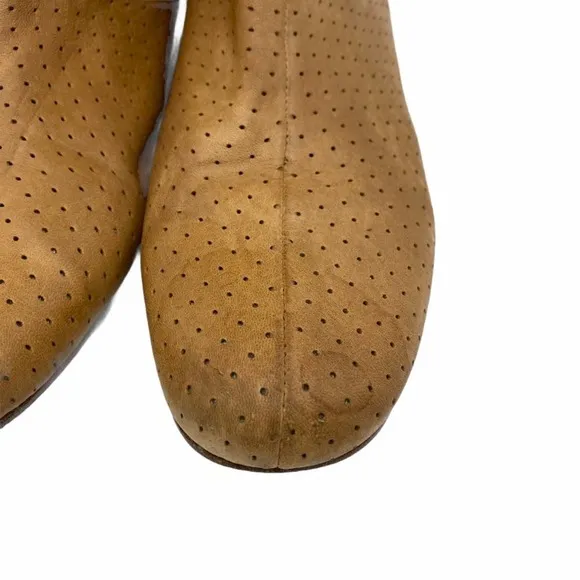 Prada Sport Perforated Leather Mid Calf Flat Boots