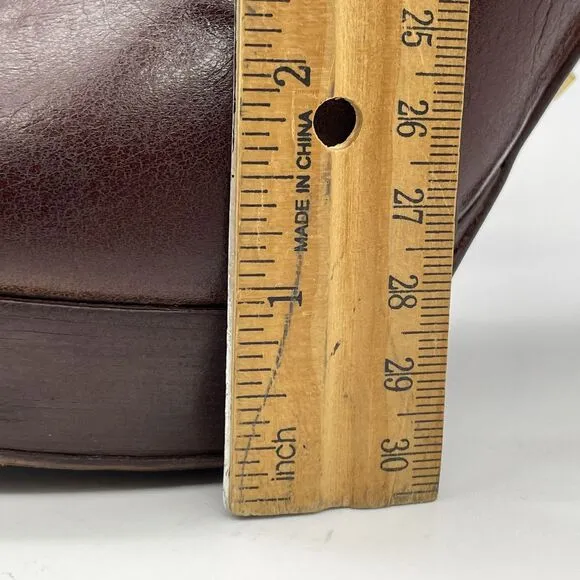 Prada Tall Platform Pull On Boots Women’s 8.5 / 38.5 Brown Retro Vintage Preppy