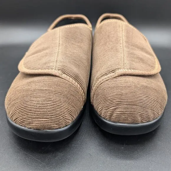 Propet shoes Womens 11 XX 2 Extra Wide Cush N Foot Brown Sand Corduroy Slip On