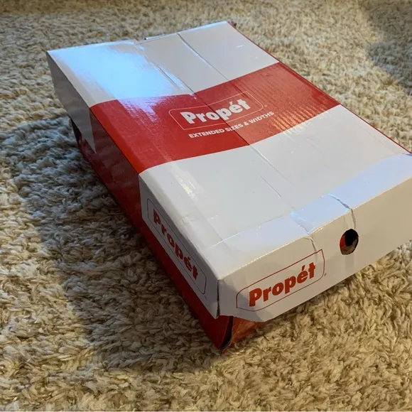 Propet Size 6.5 Wide Coral/Grey Travel Walker EVO Sneaker Shoes New In Box