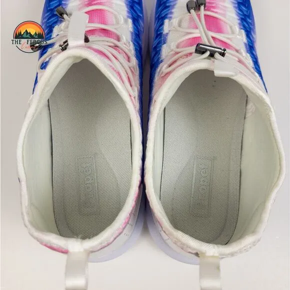 Propet Travelbound Slip On Blue, Pink, White Casual Shoes WAA13 Womens Size 12
