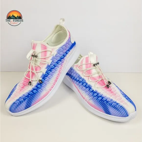 Propet Travelbound Slip On Blue, Pink, White Casual Shoes WAA13 Womens Size 12