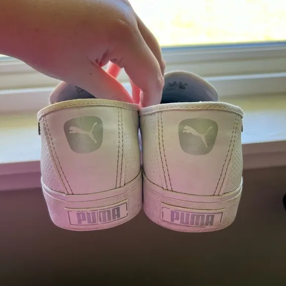 Puma Bari White Slip-On Shoes