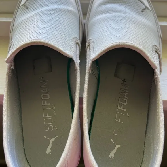 Puma Bari White Slip-On Shoes