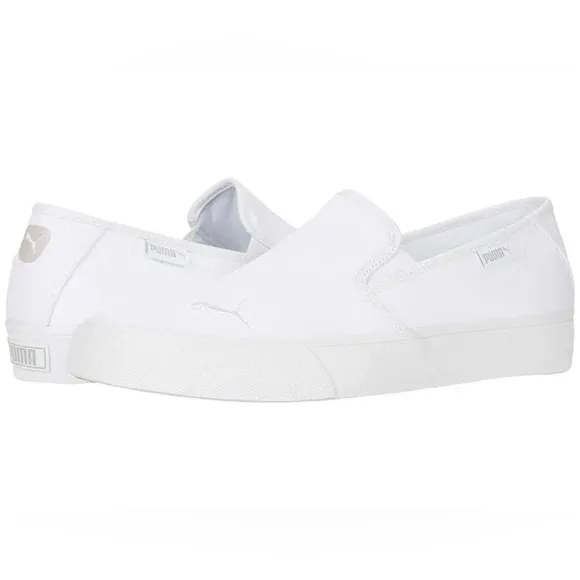 Puma Bari White Slip-On Shoes