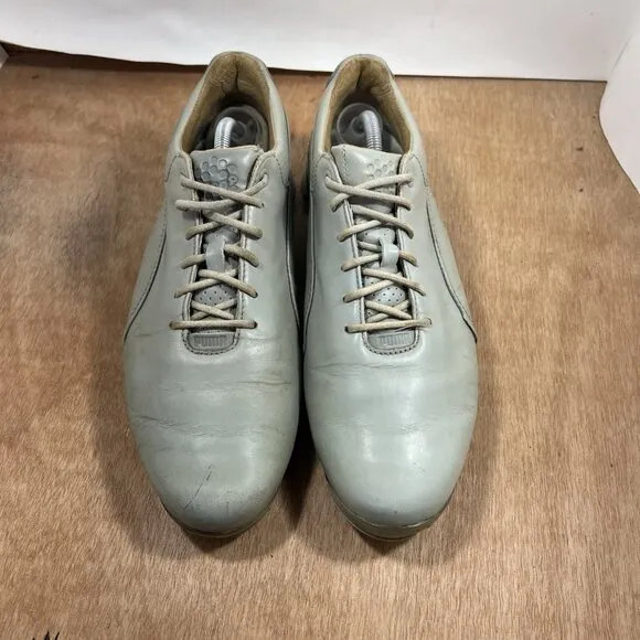 Puma Titan Tour Ignite Premium Golf Shoes Men Size 10 Drizzle-green gecko