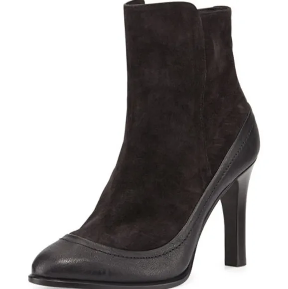 Rag &amp; Bone Albion black suede boots booties heel