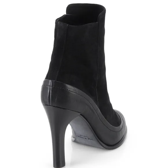 Rag &amp; Bone Albion black suede boots booties heel