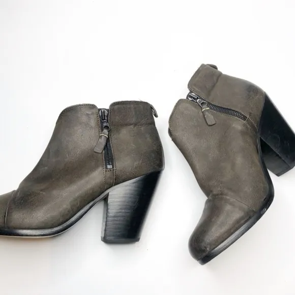 Rag &amp; Bone Margot Brown Leather Bootie
