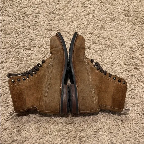 rag &amp; bone Men's Brown Suede Lace-Up Boots size 9