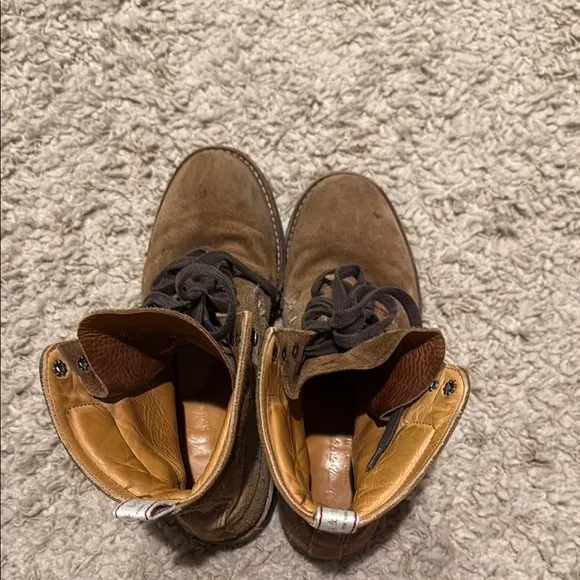 rag &amp; bone Men's Brown Suede Lace-Up Boots size 9