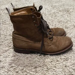 rag &amp; bone Men's Brown Suede Lace-Up Boots size 9