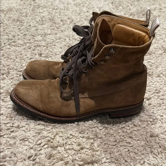 rag &amp; bone Men's Brown Suede Lace-Up Boots size 9