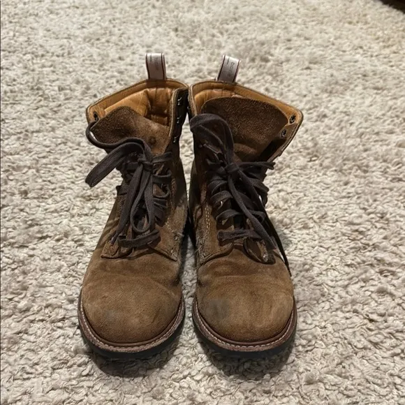 rag &amp; bone Men's Brown Suede Lace-Up Boots size 9
