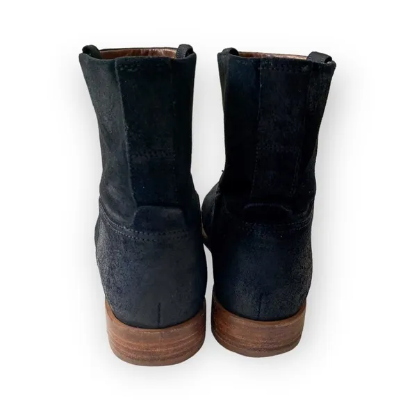 rag and bone Ankle boots,  Holly Ankle Boot, Black Waxy Suede,  Size 39.5