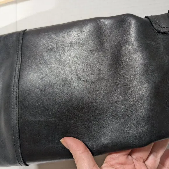 Ralph Lauren Leather Knee Boots Size 7  Menna