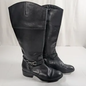 Ralph Lauren Leather Knee Boots Size 7  Menna
