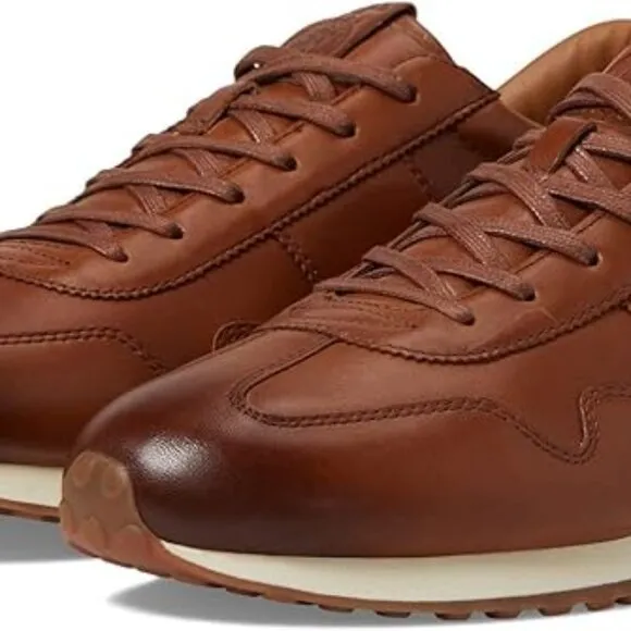 Ralph Lauren Polo Ralph Lauren Train 85 Leather Men's Shoes Brown