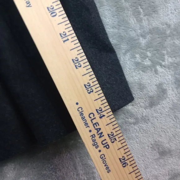 Ralph Lauren Wool Angora Cashmere Blazer Sz 2‎ Italy Black 2 Button Pockets